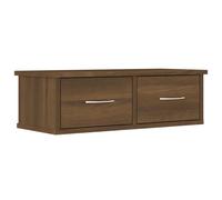 Vidaxl Wall Cabinet Brown Oak 60X26X18.5 Cm Engineered Wood