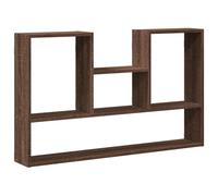 (brown oak) vidaXL Wall Shelf Floating Shelf Display Storage Shelf Engineered Wood