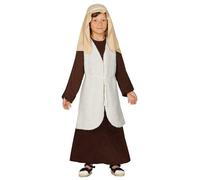 Brown or Red Hebrew Shepherd Joseph Inn Keeper Xmas Nativity Fancy Dress Costume