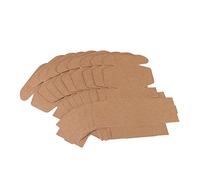 Brown Paper Gift Boxes for Handmade Soap Candy Jewelry Party Wedding Favors 10pcs Pack Kraft Paper Box Small Gift Packaging 2.56x2.56x1.18inch