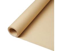 Brown Paper Roll (440mm x 31m), Multipurpose Wrapping Butcher Paper Roll 100% Recycled Paper for Gift Wrapping, Parcel Packing, Moving - Floor Masking Paper