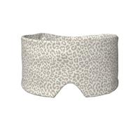 Brown Pattern Leopard Print, Full Eye Covers Light Blocking Eye Mask Sleep Eye and Ear Muffs