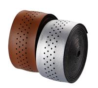 Handlebar Tape Road Velo Perforated Microfiber Brown for Bike