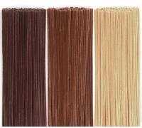 Brown Pipe Cleaners, 150 Pieces Chenille Stems Craft, 12 inch Long Fluffy Pipe Cleaners for Creative DIY Art Craft Projects, Home Decoration Supplies (6 mm x 30 cm, Brown Series-3 Colors)