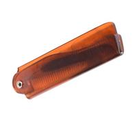 Brown Plastic Folding Pocket Comb for Men Fine Tooth Styling