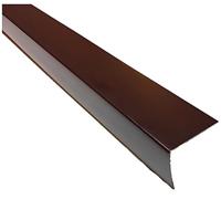 Brown Plastic PVC Corner 90 Degree 2.5 Meters Angle Trim Wall Corner Guard Edge Protector TMW Profiles (25mm x 25mm x 2.5M)
