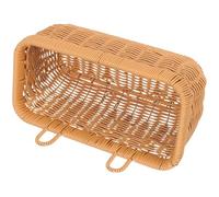 Brown Pp Woven Hanging Basket for Bread and Food Storage