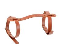Brown PU Metal Binding Strap for Picnic Mat and Camping Blanket