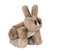 (Brown Rabbit) Minecraft Plush Toy Pixel Doll Children Doll Kids gift