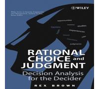 Brown Rational Choice & Judgment Hardcover Book Brown Multicolor