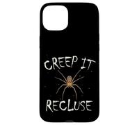 Brown Recluse Easy Halloween Spider Pun Creep It Recluse Case for iPhone 15 Plus