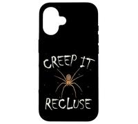 Brown Recluse Easy Halloween Spider Pun Creep It Recluse Case for iPhone 16