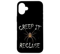 Brown Recluse Easy Halloween Spider Pun Creep It Recluse Case for iPhone 16 Plus