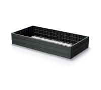 (Brown, Rectangle 75cm x 150cm) Garden Raised Grow Beds -STRONG- Various Sizes Vegetable Herb BOX Planter Trough