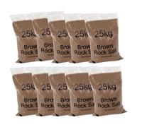 Winter Dry Brown Rock Salt 25kg (40 Pack)
