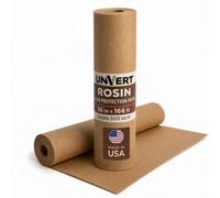 Brown Rosin Floor Protection Paper Roll 36 Inch x 166 Feet Heavy Duty Builder Paper for Construction, Painting & Surface Protection - Made in USA