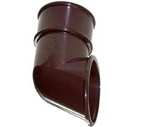 Brown Round Down Pipe Shoe
