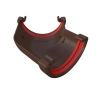 Brown Round Gutter 135 Degree Angle Joint, Freeflow 112mm Rain Water Systems