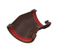 Brown Round Gutter 150 Degree Angle Joint, Freeflow 112mm Rain Water Systems