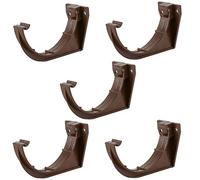 Brown Round Gutter - Fascia Brackets x 5 - Gutter Accessories