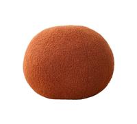 (Brown) Round Pillow Throw Pillow Ball Minimalist Modern Bedroom Decorative Pillow Cushion