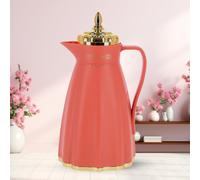 (Brown) Royalford Glass Insulated Vacuum Thermal Flask 1L