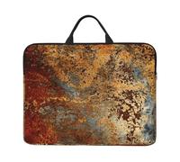 Brown Rust Colorful Metal Rusty Steel Iron Structure, 14 Inch Laptop Sleeve, Notebook Bag Laptop Case Sleeve Briefcase with Handle