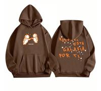 (Brown, S) 2025 tendance Ivan Cornejo Mirada sweat à capuche pour femme pull à capuche rappeur Hip Hop à manches longues chanteur sweat cad