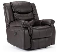 (Brown) Seattle Electric Leather Auto Recliner Armchair Sofa Home Lounge Chair