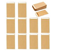 Brown Seed Envelopes,Self-Adhesive Mini Kraft Paper Bags,50pcs,6x10cm