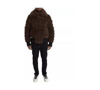 Brown Shearling Wool Bomber Jacket - male - Bottega Veneta - Faux Fur & Shearling Jackets - Brown - XS - Jackets XS
