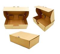 Brown Shipping Boxes Royal Mail Small Parcel Box Postal MAILING Gift Samples Wedding Packet ☆ Size: 24cm x 16cm x 7cm ☆ 9.5" x 6.5" x 3" Fast DELIVERY ☆ Made in UK (20)