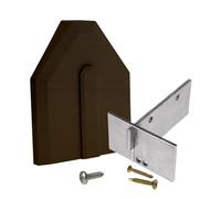 Brown Side-Fix Conservatory Roof End Cap Kit Stop Slipped Polycarbonate or Glass Panels