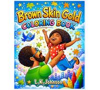 BROWN SKIN GOLD CHILDREN'S COLORING BOOK