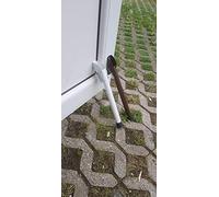 Brown Spring Door Stop 300mm / 12" Metal Drivway Gate Stopper Garage Door Holder
