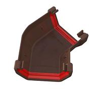 Brown Square Gutter 135 Degree Angle Joint, Freeflow 114mm Rain Water Systems