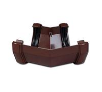 Brown Square Gutter - 135 Degree Gutter Angle - Gutter Accessories