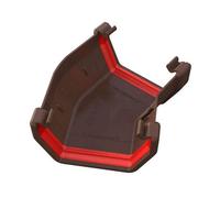 Brown Square Gutter 150 Degree Angle Joint, Freeflow 114mm Rain Water Systems