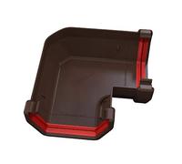 Brown Square Gutter 90 Degree Angle Joint, Freeflow 114mm Rain Water Systems