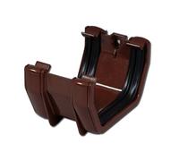 Brown Square Gutter - Gutter Union - Gutter Accessories