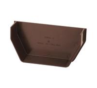 Brown Square Gutter Internal Stop End