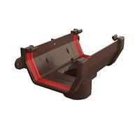 Brown Square Gutter Running Outlet, Freeflow 114mm Rain Water Systems