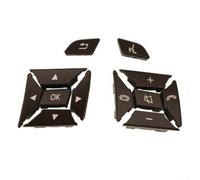 Brown Steering Wheel Button Covers for W204 W212 X204 Direct Fit