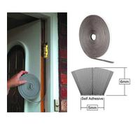 Brown Stormguard Draught Excluder Self Adhesive Brush Pile Tape Weather Strip 5M