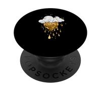 Brown Storms Can't Dim My Shine Brown Graphic PopSockets Adhesive PopGrip