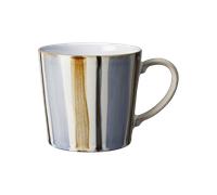 Brown Stripe Painted Large Mug -