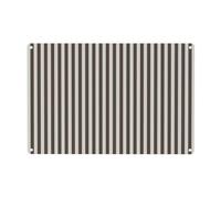 Brown Stripe Print Metal Tin Sign Personalized Garden Tin Signs Art Plaque Poster Wall Decor For Home Bedroom Living Room Club Coffee Shop Decoration