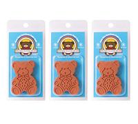 Brown Sugar Bear Original Brown Sugar Saver and Softener, Terracotta, Set of 3