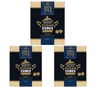 Brown Sugar Cubes 3X500g - Tea, Coffee, Cocktails, and Baking | Rich Caramel Flavour and Golden Colour | Ideal for Entertaining, Cafés, Gift Hampers, and Everyday Use
