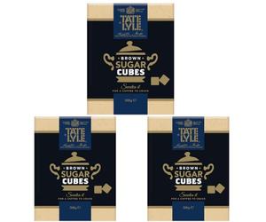 Brown Sugar Cubes 3X500g - Tea, Coffee, Cocktails, and Baking | Rich Caramel Flavour and Golden Colour | Ideal for Entertaining, Cafés, Gift Hampers, and Everyday Use